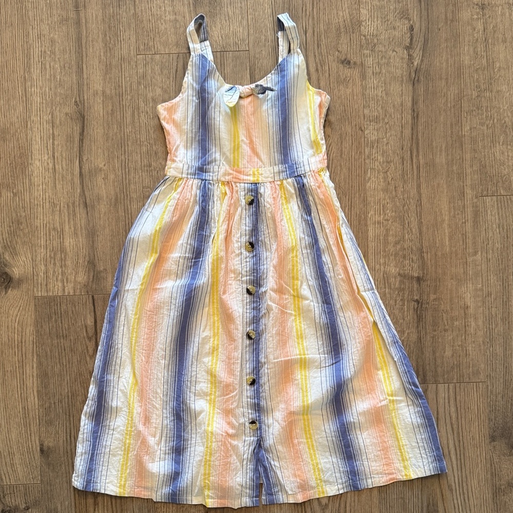Jessica Simpson Pastel Striped Kids Dress